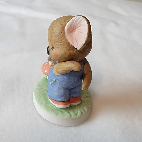 VINTAGE Lefton China Porcelain Koala with bluebird - Picture 6 of 9